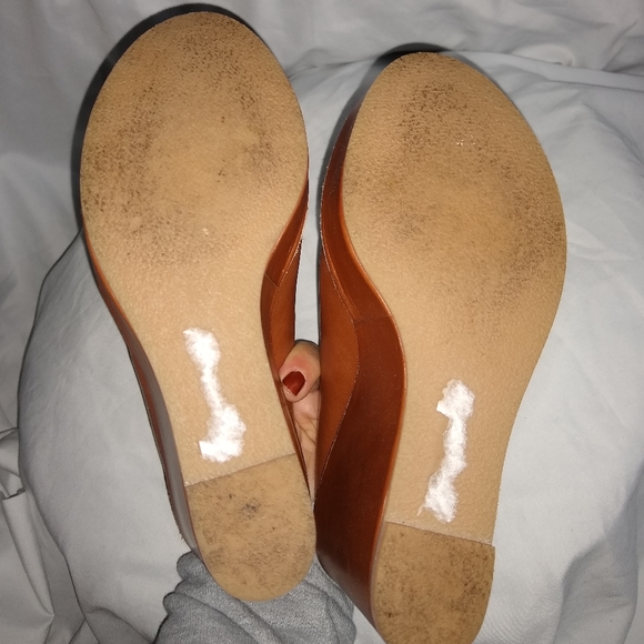 Etienne Aigner Leather Wedges - Picture 3 of 5